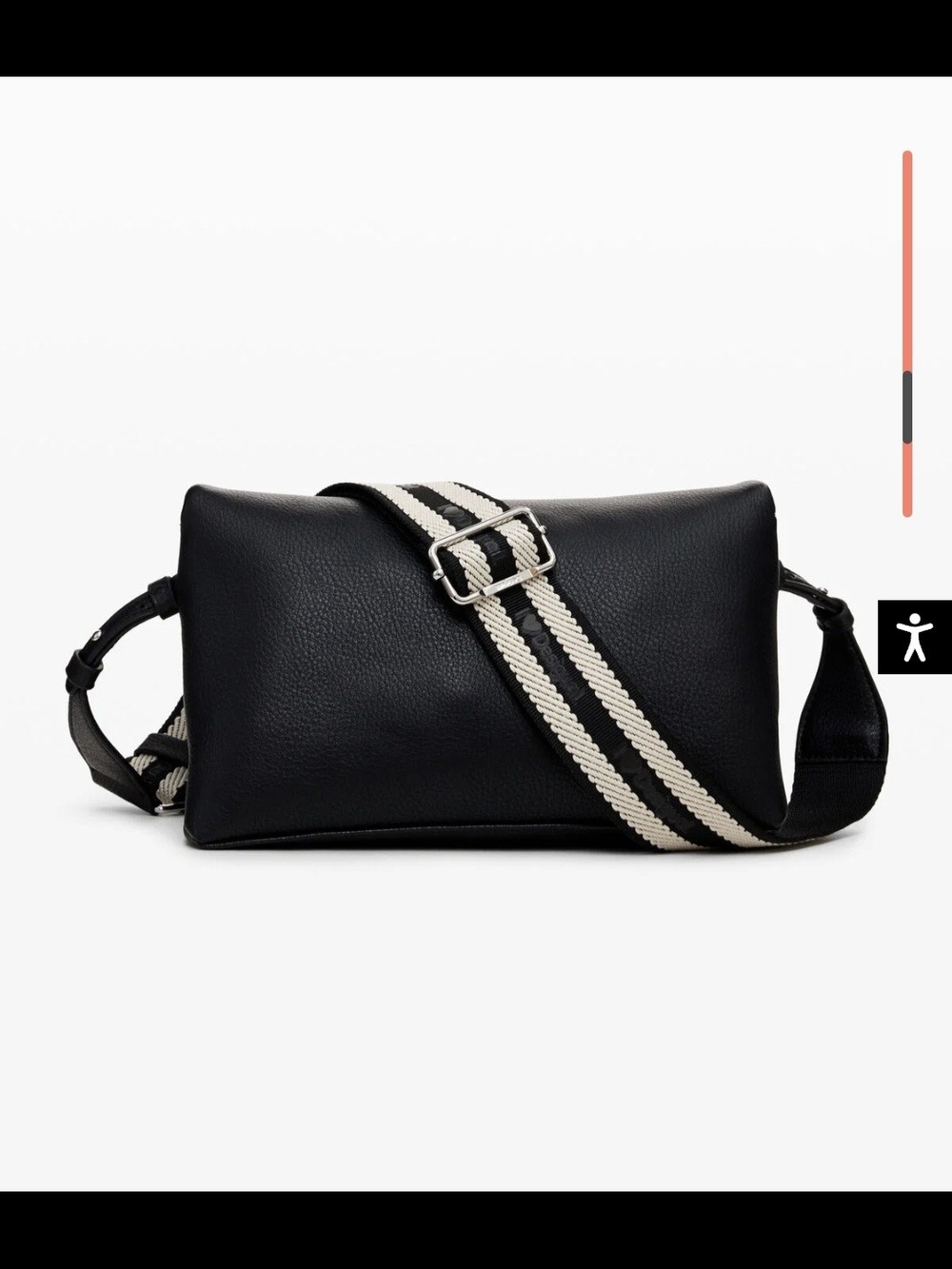 Desigual Black Shoulder Bag with Detachable Strap - Picture 4 of 12